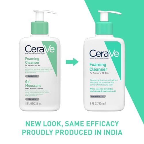 Image of CeraVe Foaming Cleanser For Normal To Oily Skin