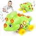 BainGesk Dinosaur Crawling Toys for 1 Year Old Boy, Musical Baby Toys for 6-12 Months, Early Development Learning Toys for 12-18 Months Boys Girls, Birthday Gifts for 1-2 Year Old Toddlers