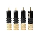 bodateng LIHUA HiFi WBT-0144 Connectors Male Signal line Plug Head Gold-Plate Plug Connectors(WBT-0150)