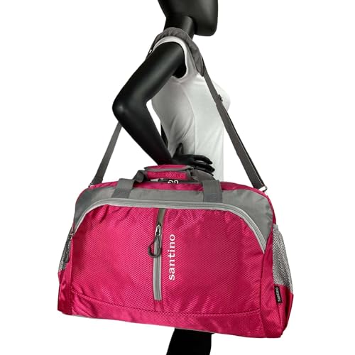 SANTINO, Sacola de Viagem Zimbros Poliéster Santino - SAS23U Cor: Rosa