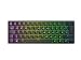 Produktbild Mizar MZ60 Luna Hot-Swap Mechanische Gaming-Tastatur - 62 Tasten Mehrfarbige RGB-LED-Hintergrundbeleuchtung für PC-/Mac-Spieler - ISO Deutsches Layout (Schwarz, Gateron Blue)