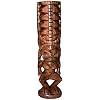 8 Hand Carved Wood Hawaiian Kane Tiki Statue