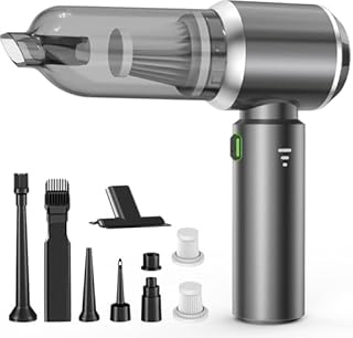 Handheld Vacuum Cleaner, 22000Pa 4-in-1 Car Vacuum Cleaner Cordless Powerful, Brushless Motor, 3-Speed Mini Car Hoover with Multiple Brush Heads, Hand Held Vacuum Cordless for Office/Home/Car/Pet Hair