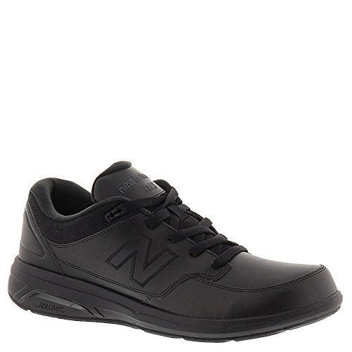 New Balance Men's 813 V1 Lace-Up Walking Shoe, Black/Black, 7 M US