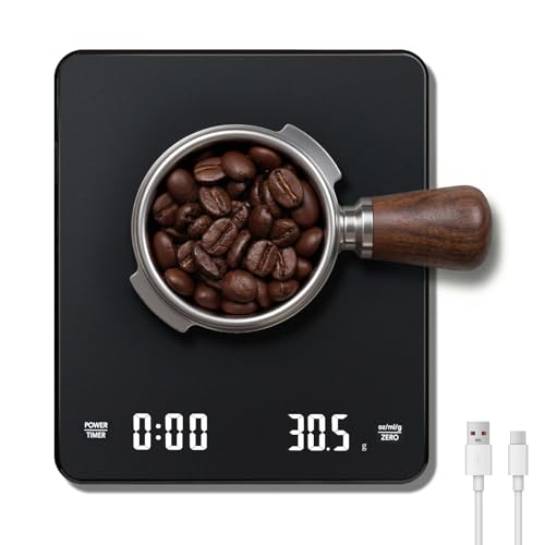 Coffee Scale with Timer and USB-C Rechargeable