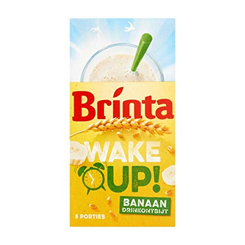 Breakfast Drink | Brinta | Wake up! Banana Drink Breakfast 5 x 22g | Total Weight 3.88 ounce