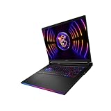 MSI Raider GE68 HX 14VGG-287US 16" WUXGA 144Hz Gaming Laptop, Intel Core i9-14900HX 2.2GHz, 32GB RAM, 1TB SSD, NVIDIA GeForce RTX 4070 8GB, Windows 11 Home, Black
