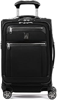 Travelpro Platinum Elite Softside Expandable Checked Luggage, 8 Wheel Spinner Large Suitcase, TSA Lock, Men and Women