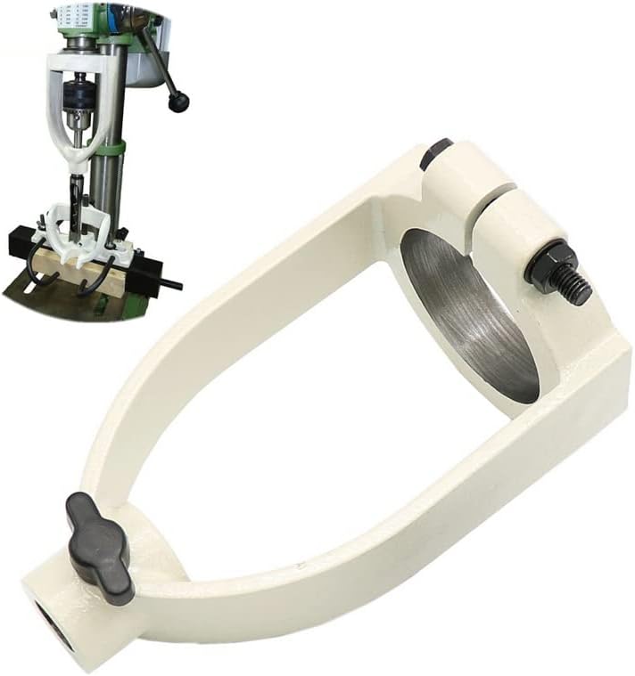 White 65MM Inner Diameter Square Tenon Machine Accessories For Bench Drill Square Tenon Machine Converter