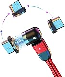 ► Cabezal giratorio de 180 ° y cabezal giratorio de 360 ° - Diseñado para los entusiastas del juego. El diseño de cabeza magnética en forma de L y rotación de 360 grados hace que sea fácil de cargar mientras juegas con el teléfono. Puede colocar cualquier teléfono en la cabeza sin cargar el cable. Hang and No Disconnect.