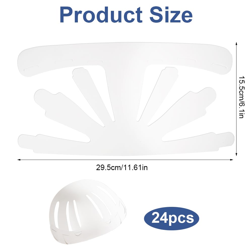 Soporte Interior para Gorra de Béisbol, Formador de Insertos para Gorras, Blanco