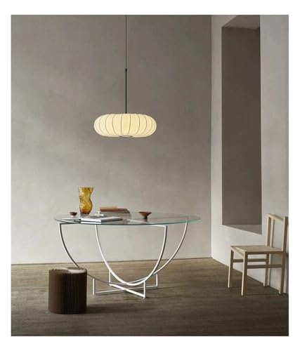 Lustre en soie D50cm pour adoucir l'éclairage trop vif de votre chambre à coucher