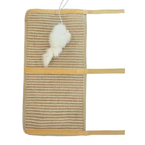 Nybhyjka Tappetino tiragraffi per gatti, in sisal, giocattolo per gattini, gambe da tavolo, per rifugio, soggiorno, appartamento, casa, affitto, casa all'aperto