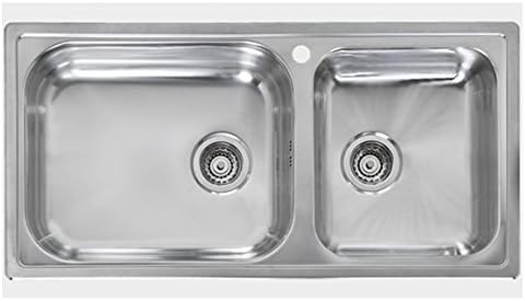 Reginox Minister 1.75 Bowl Polished Stainless Steel Kitchen Sink by Reginox