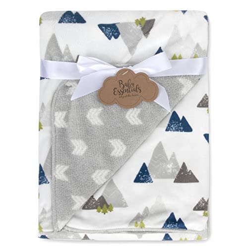 Baby Essentials 65082 Sherpa Fleece Baby Blankets For Boys And Girls – Colorful, Reversible Baby Blankets For Newborns, Infants, Toddlers, And Nursery cover