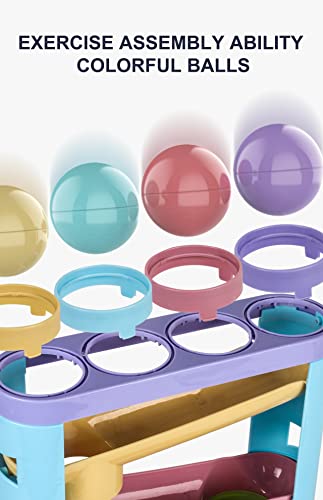 Meijiaba Toys For 2 Year Old Boys, Toddler Sensory Educational Toys Age 2-4, Montessori Toys For Babies 18 Months, Girls Boys Early Learning Stacking Pound A Ball Hammer Birthday Gifts #TOP2