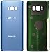 CELL4LESS Replacement Back Glass Cover Back Battery Door w/Pre-Installed Adhesive for Samsung Galaxy S8 Plus OEM - All Models G955 All Carriers- 2 Logo - OEM Replacement (Coral Blue)