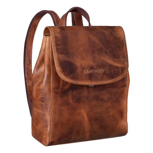 Sac à dos femme cuir noir ergonomique contre le mal de dos pour transporter un PC 13 pouces