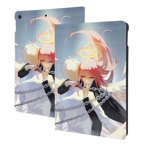 Compatible with チェンソーマン iPad Pro ケース 2024 13インチ(最新型) iPad Pro 13インチ ケース タブレットケース Ipad pro タブレット ケース PUレザー 二つ折スタンド 角度調整 横置きスタンド 全