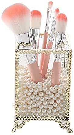 Cosmetic Storage Box Cosmetic Brush Bucket Dresser Finishing Makeup Organizer Eyebrow Pencil Lipstick Storage Box