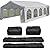 DELTA 32'x20' Budget PE Party Tent +2 Long Storage Bags and 1 Short Bag, Tents for Parties,carpas para Fiestas,Galvanized Gazebo Wedding Tent Canopy Big Tents Carport Outdoor Event Shelter
