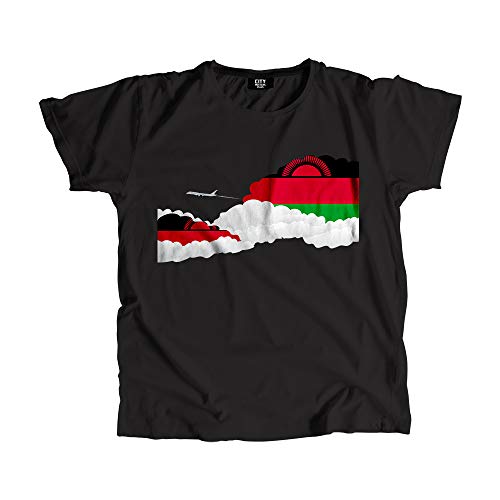 T-shirt Malawi coton anti-déformation motif avion coupe homme et femme