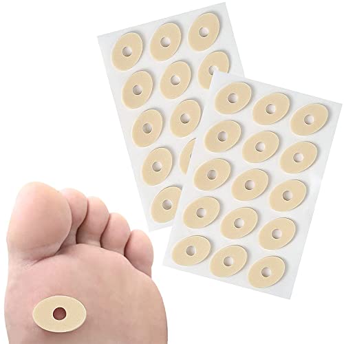 Mgutod Soft Foam Callus Cushions Round - Corn Cushion Pads Self Stick Adhesive 75 Count Sticker Callus Pads Reducing Rubbing Cushions For Pain Relief Toes (Beige) #TOP4