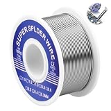 1mm Fil de Soudure, 100g Fil Étain à Souder avec Noyau de Colophane Etain a Souder Electronique...
