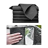 VCYOPN 5 PCS Thickened Magic Cleaning Cloth, 10'×8' Microfiber Miracle Rags Reuseable Streak Free Wipes, Multipurpose Magic Cleaning Cloths for Car Kitchen Glass Window Mirror
