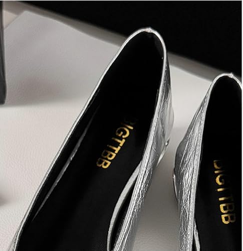 Niction PU Leather Flats for Women Casual Pointed Toe Flat Shoes Mary Jane Ballet Flats Shoes Cute Trendy Comfortable Dressy Work Flat 20254