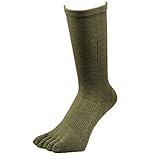 [ガッツマン] 五本指ウインターストロングソックス 2足組 (FW-01) 自衛隊 冬用 厚手靴下冷え性 ブーツ用 登山用 ウール M 25-27cm OD