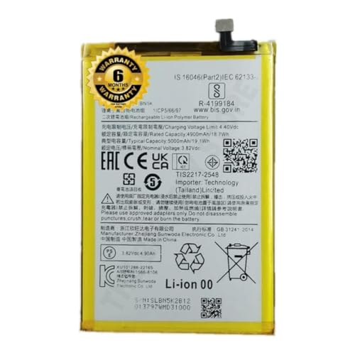 Image of Original BN5K Battery for Redmi 12C MZB0DDOIN Battery with 6 Month Warranty*** (Sep80)