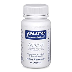 Pure Encapsulations Adrenal Cortex Supplement – Supplement to Support Cortisol Health, Energy Levels, Stress Moderation, and Adrenal Gland Function* – with Bovine Whole Adrenal & Cortex – 60 Capsules