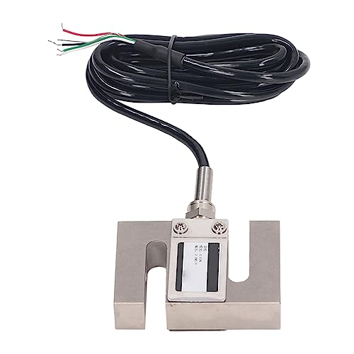 Asixxsix S Type Load Cell, Stainless Steel Tension and Compression Force Sensor with High Stability for Machine Tool Petrochemical Steel Metallurgy Aerospace Industries (30KG)