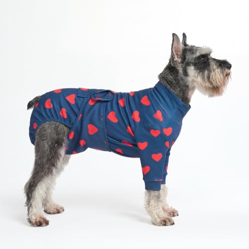Image of Spark Paws Dog Recovery Suit - Surgical Onesie After Surgery, Male & Female | Full-Body & Belly Coverage Post Spay, Neuter or Abdominal Surgery - a Soft Cone Alternative. Breathable; Fits All Breeds