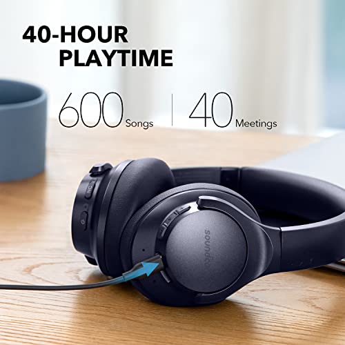 Casque Bluetooth Réduction de Bruit Active Soundcore by Anker Life Q20+, 40 h Autonomie, Hi-Res Audio, App, Connexion à… - Les Beatles, Paul McCartney, John Lennon, RIngo Starr, George Harrison Casque Bluetooth Réduction de Bruit Active Soundcore by Anker Life Q20+, 40 h Autonomie, Hi-Res Audio, App, Connexion à… – Image 6
