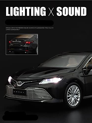 Cailing Simulation Alloy Die Cast Mini Car Model Toy Cars 1/32 For Toyota Camry Alloy Diecast Metal Toy Vehicles Car Model Sound And Light Children's Toy Gift Collection ( Color : Black ) #TOP4