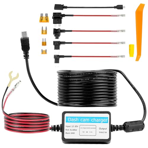 Kit de cable duro para cámara de salpicadero: protege tu batería de descargas con fusibles