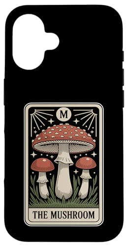The Mushroom Tarot Card Cottagecore �ʔ����L�m�R���D�� �X�}�z�P�[�X iPhone 16 �p