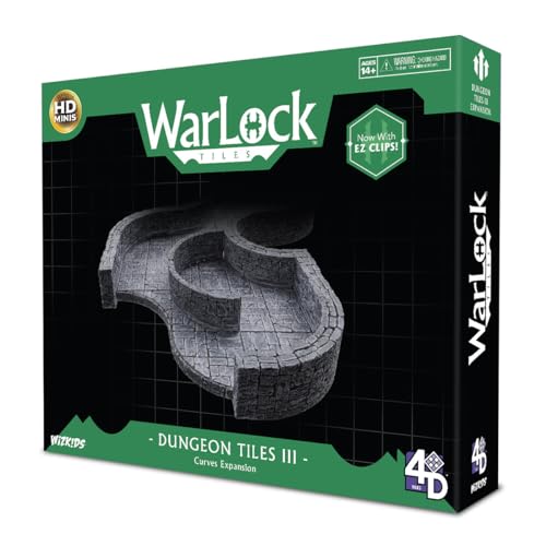 WizKids Warlock Tiles: Expansion – Dungeon Tile III Curves