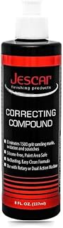 Jescar Correcting Compound - 8oz - Fast Cutting, Abrasive Polishing Compound for Deep Scratches, Sanding Marks, Swirls & Holograms - Buffing and Polishing Compound for Scratch Repair, Easy Wipe Off