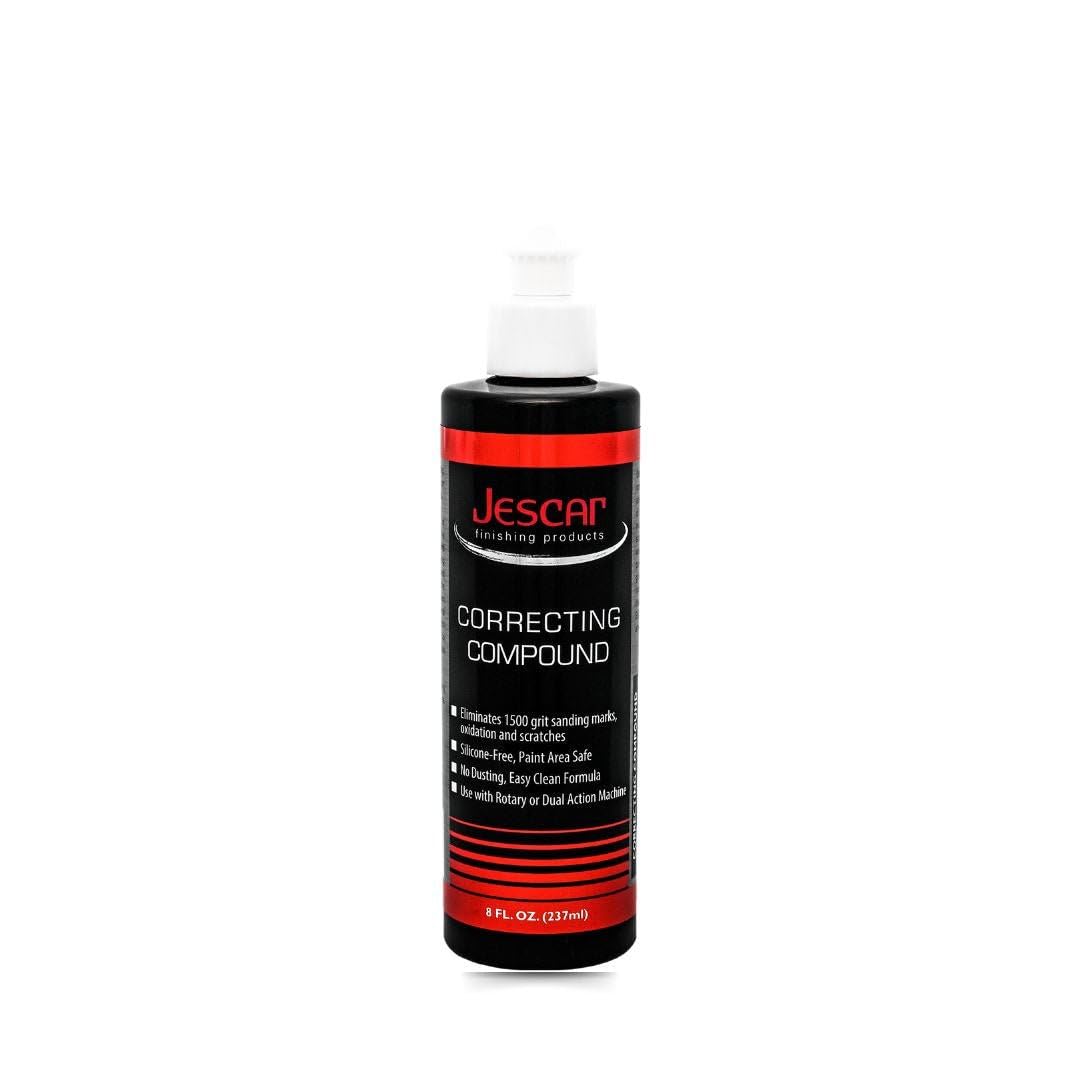 Jescar Correcting Compound - 32oz - Fast Cutting, Abrasive Polishing Compound for Deep Scratches, Sanding Marks, Swirls & Holograms - Buffing and Polishing Compound for Scratch Repair, Easy Wipe Off