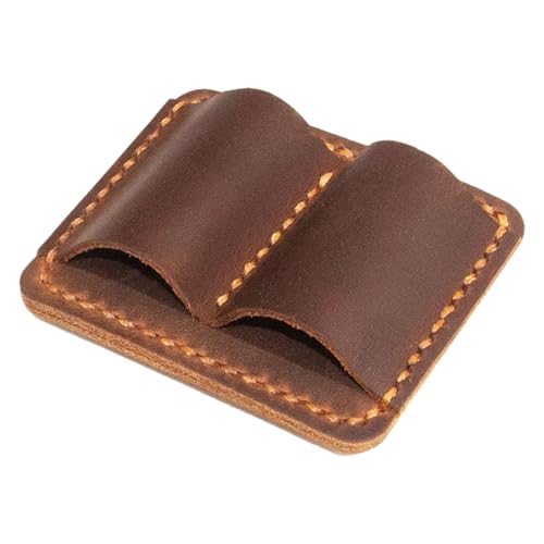 Retro PU dubbel pennklämma - pennhållare i rostfritt stål resebok, robust fjäderklämma att hindra pennlust, klassisk design, återanvändbar organisatör | Bärbar brevpappershållare sko