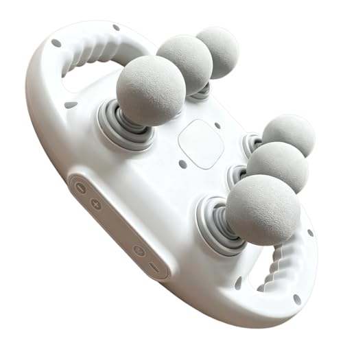 WTWU Multiple Speed Percussive Therapies Device with 6 Massage Heads for Home and Gym Use Deeply Tissue Massages