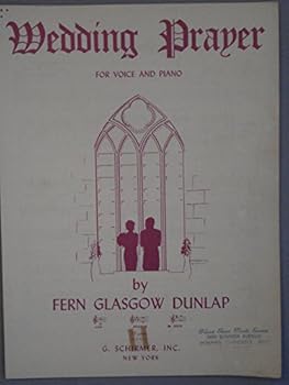 Paperback Wedding Prayer for Voice and Piano or Organ Book
