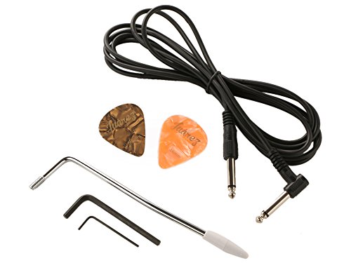 Image of Juarez JRZ-ST38-RDS Electric Guitar Kit, Right Handed RDS with Case /Bag and Picks (Red Sunburst)