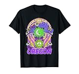 Oregon Retro Vintage Mountains & Outdoors Wilderness State T-Shirt