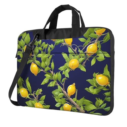 Sac à bandoulière pour ordinateur portable antichoc imprimé fruits frais