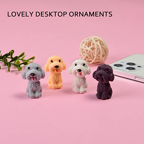 24 Pcs Animal Pencil Erasers Toppers,Pencil Top Erasers,3D Cute Dog Cap Easters Desk Pet Erasers For Kids #TOP4