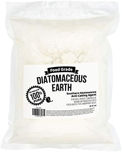 Southern Homewares Diatomaceous Earth Food Grade (Fresh Water Type) 2lb Zipper Bag Codex DE (0.2)